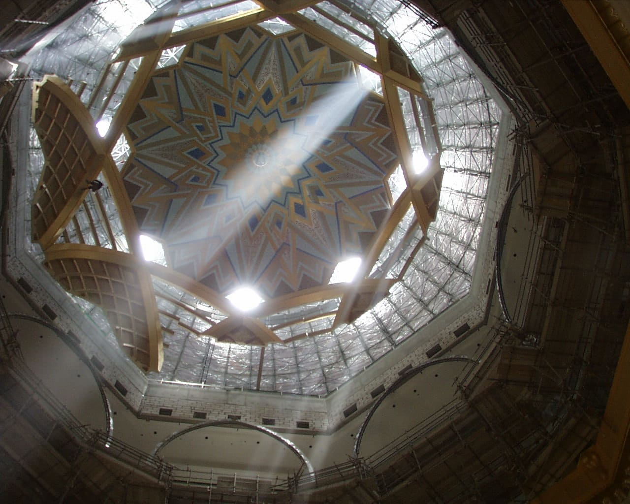 Emirates Palace, Abu Dhabi, UAE, under construction