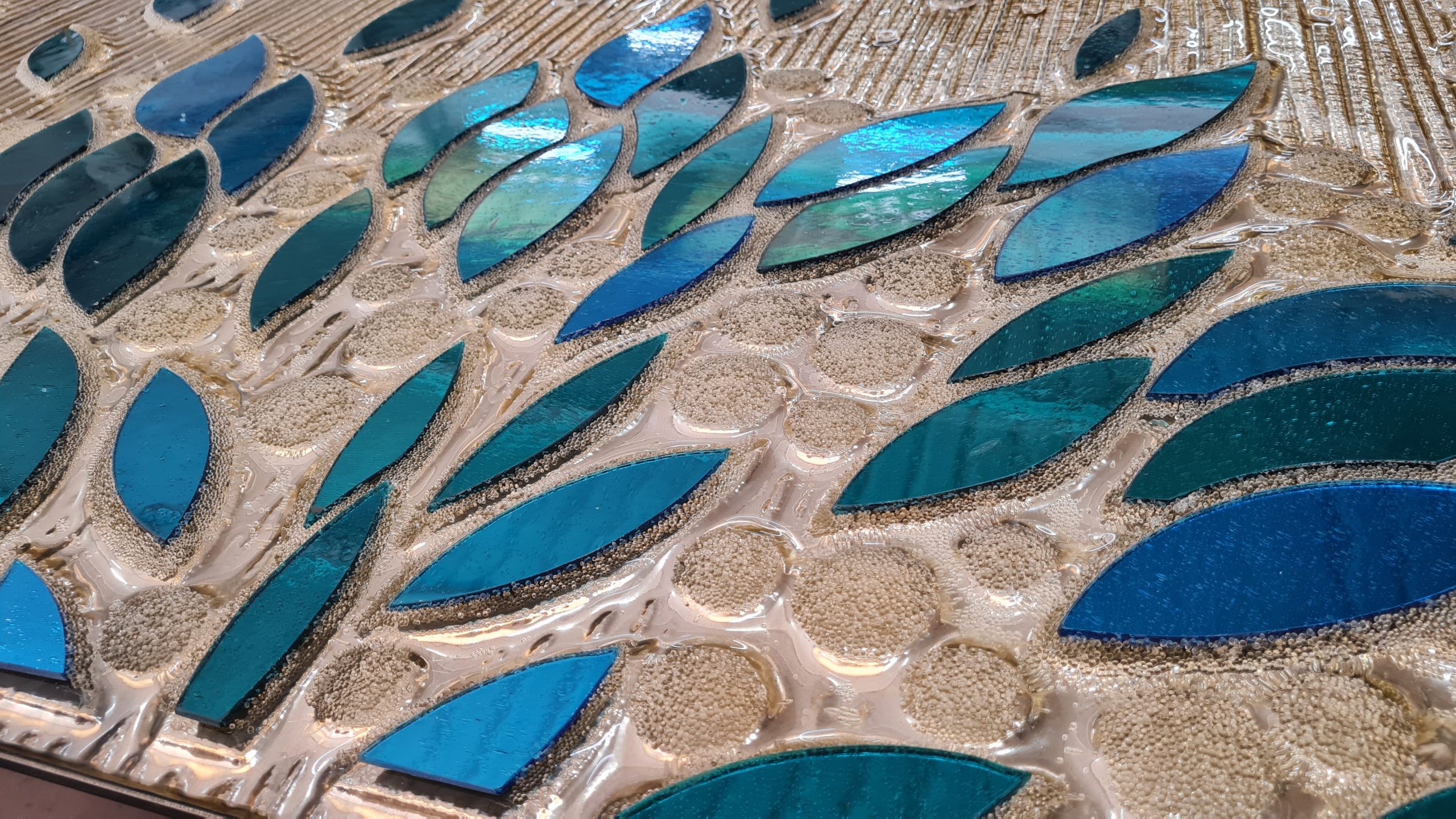 Tiffany's boutiques cast glass details