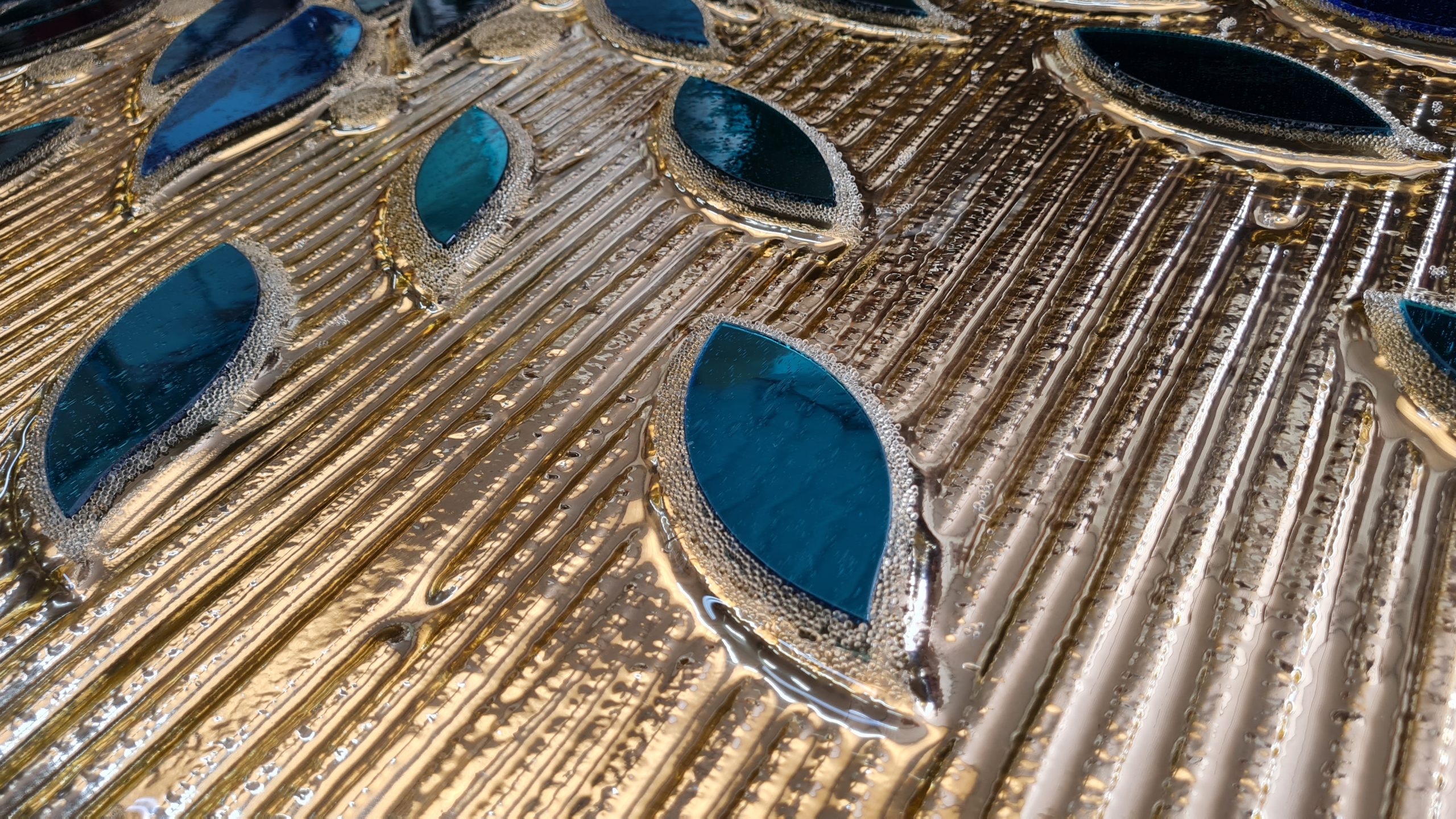 Tiffany's boutiques cast glass details