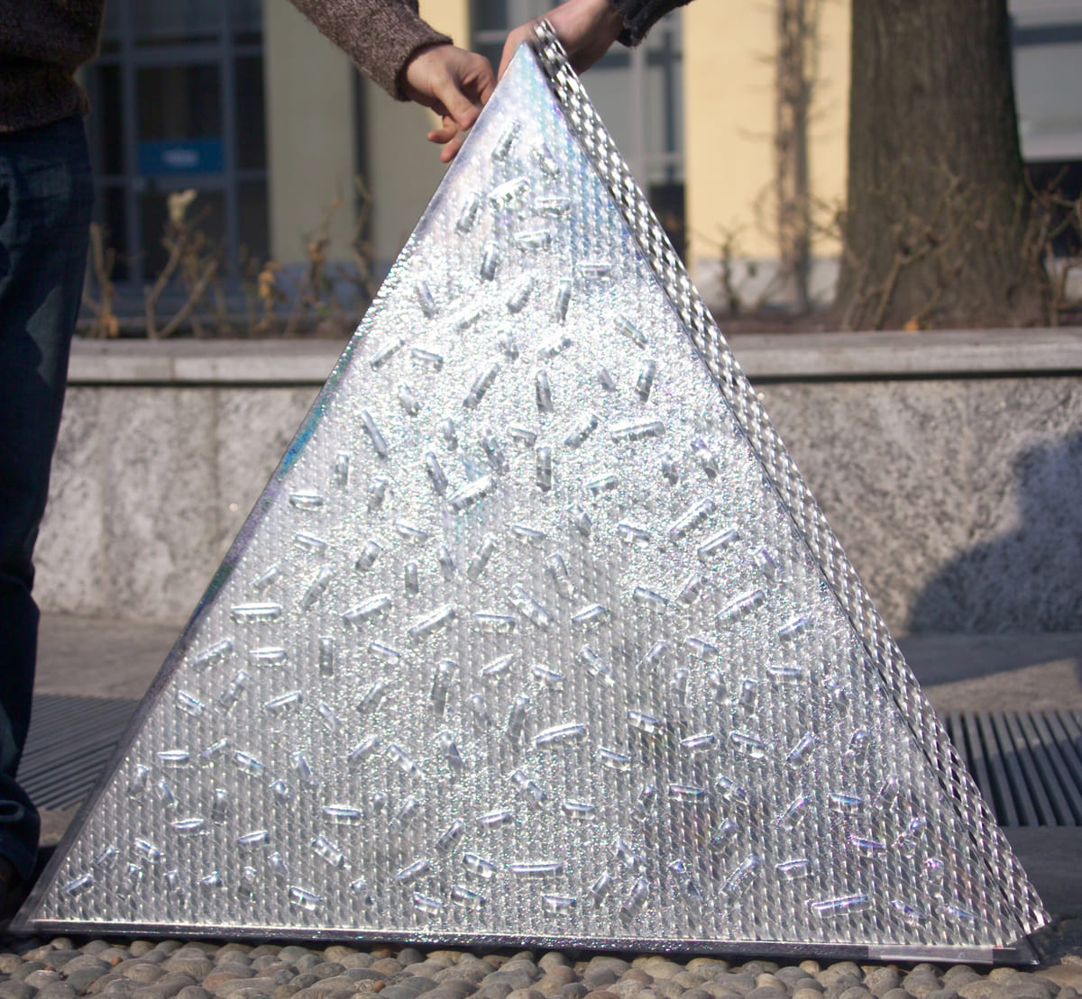 Louvre Museum, Prototype For Islamic Art Court, Paris, fused glass